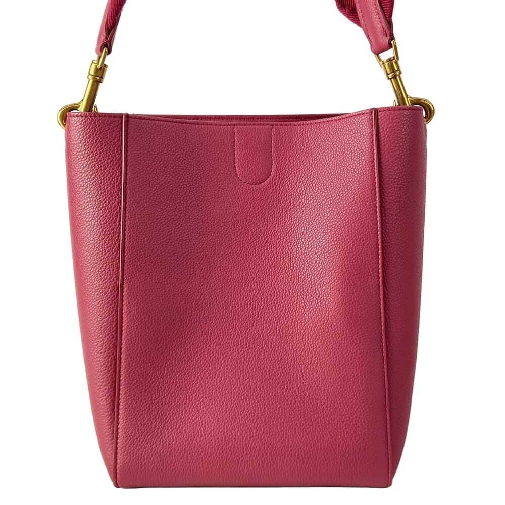 Celine Sangle bucket small Shoulder Bag 189303AH4.25RY Raspberry (Pink-Red) - Picture 3 of 15